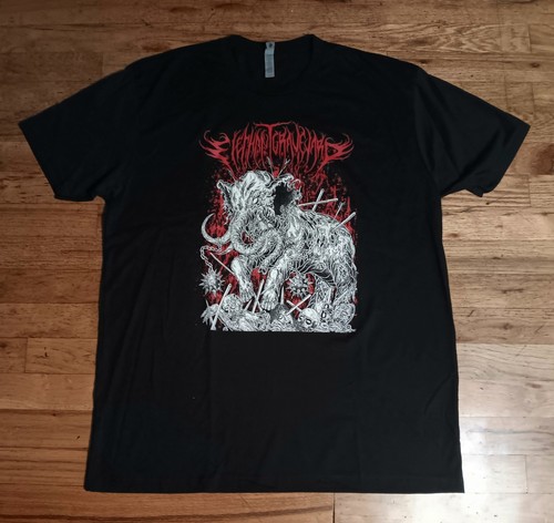 Elephant Graveyard Concert t-shirt NEW nwot guitar rock deathcore death metal - Picture 2 of 5