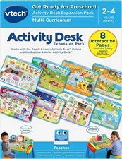 VTech Touch and Learn Activity Desk Deluxe Expansion Get Ready for Preschool 