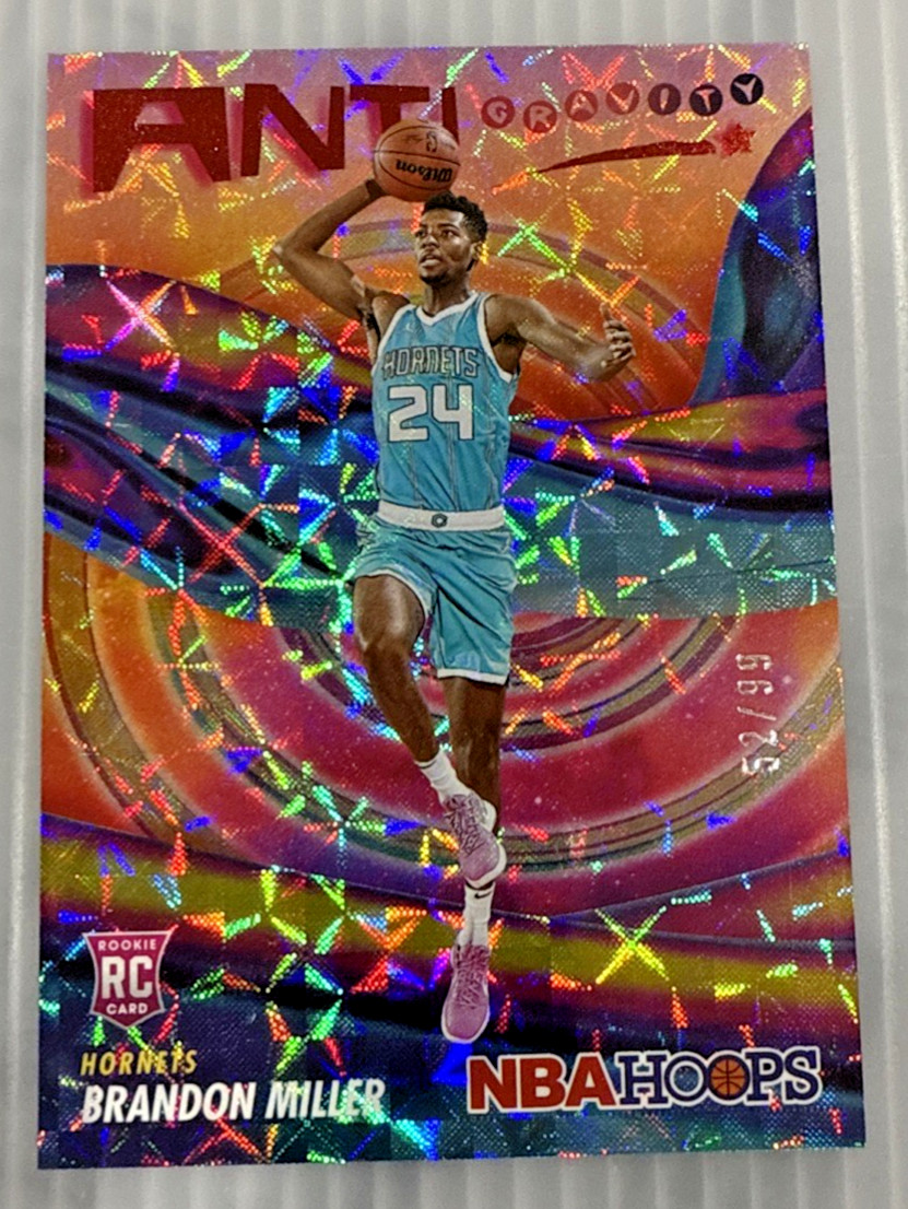 2023-24 Hoops - Brandon Miller Anti Gravity #14 Hyper Red /99 (RC)