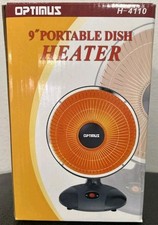 Optimus 9" Portable Dish Heater Model H-4110 NEW