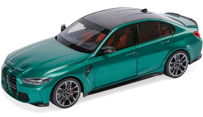 Minichamps 2020 BMW M3 Competition (G80) Isle of Man Green 1:18