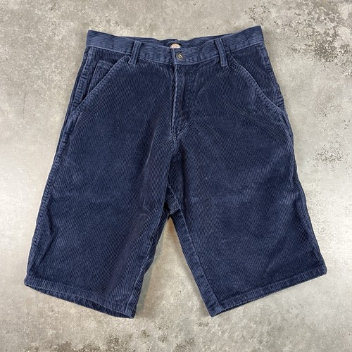 Dickies Skateboard Cord Shorts Herren 30 blau Baggy gebraucht