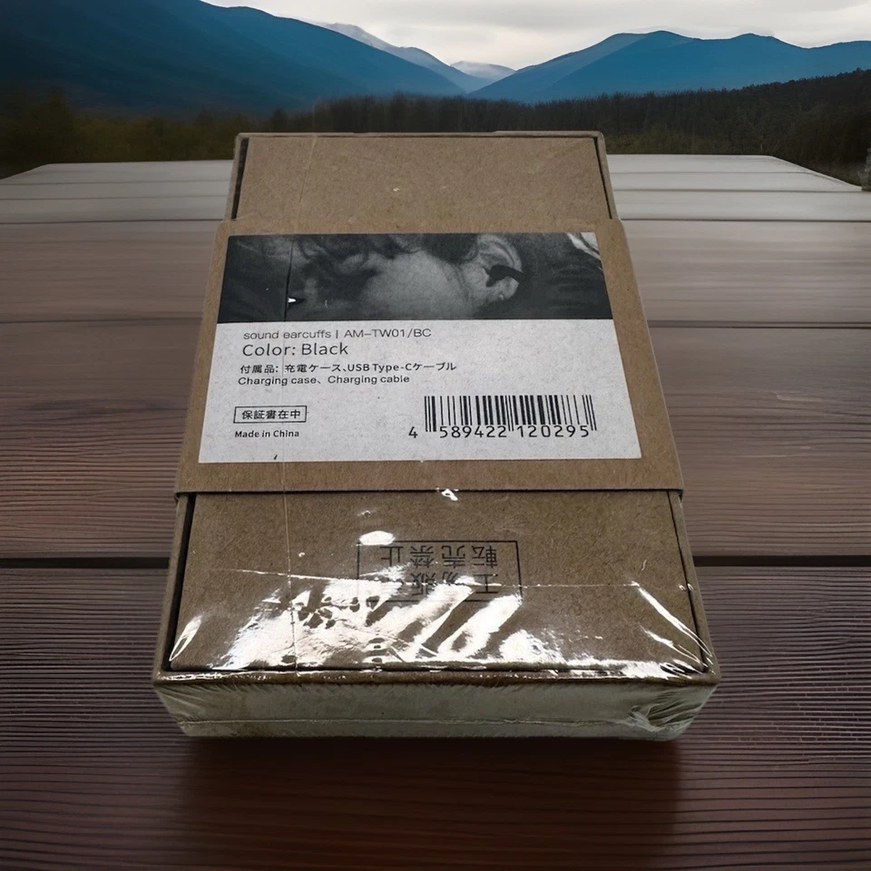 Ambie Sound EarCuffs AM TW01 Black Open ear Earphones TypeC Waterproof Wireless  - Image 2 of 2