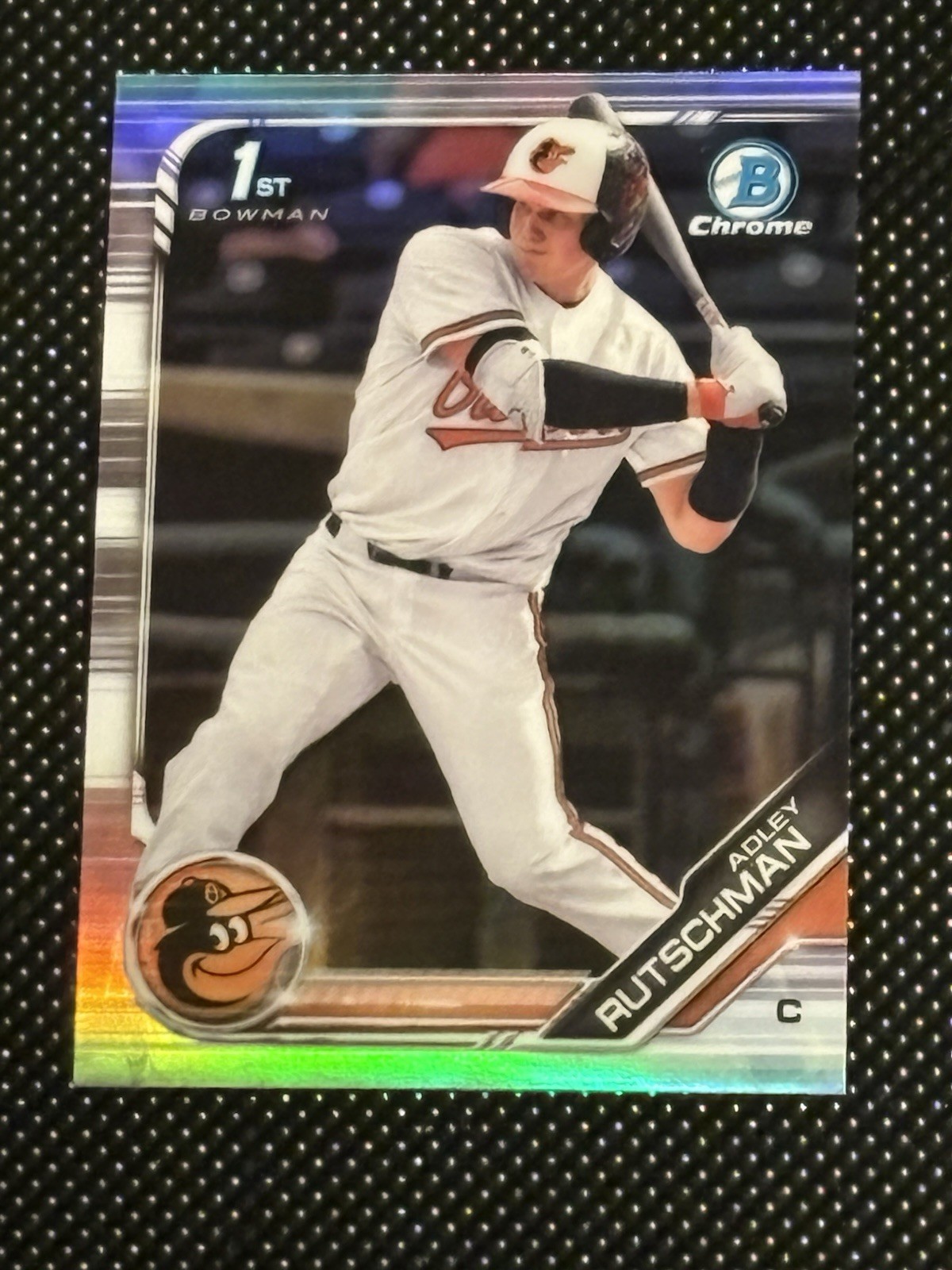 2019 Bowman Draft Chrome Adley Rutschman Refractor 1st Bowman #BDP-1