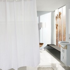 Quality Xl Large Extra Long Wide White Polyester Shower Curtain 240 220 200 190