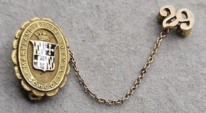 Vintage 10K Solid Gold MD State Normal School Class Pin 1929 University 3.1Grams