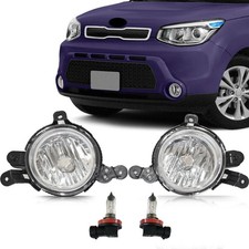Fog Light Lamps Assembly Wbulbs Right And Left Side For 2014 2015 2016 Kia Soul Fog Light Lamps Assembly Wbulbs Right And Left Side For 2014 2015 2016 Kia Soul