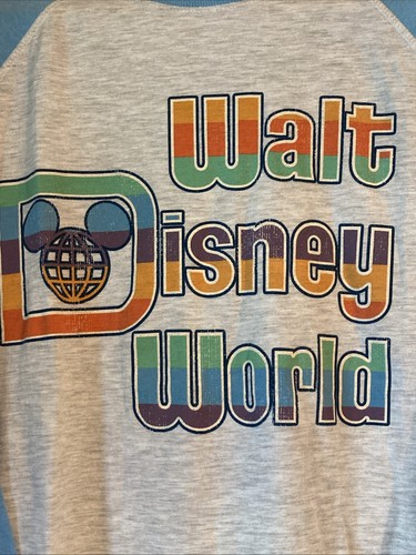 Walt Disney World Baseball Raglan T-Shirt for Adults Size Small - Picture 2 of 6