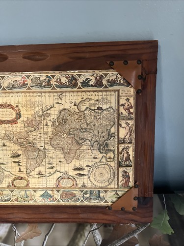 Vintage Framed Nova Totius Terrarium Orbis Geographica - Picture 5 of 6