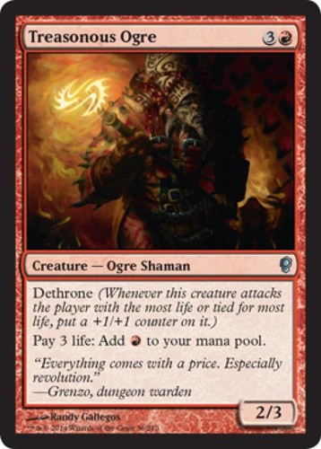 Treasonous Ogre -Foil Light Play MTG Conspiracy