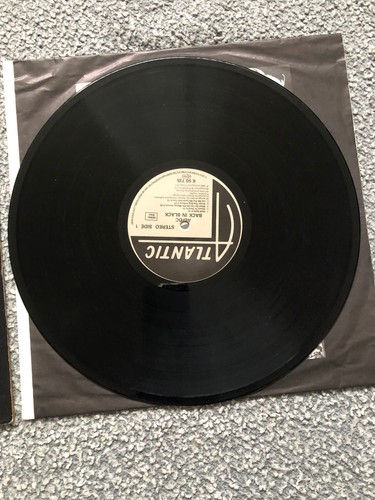 AC/ DC - Back in Black - 12" Vinyl LP Record UK 1980 - Fair/Good Condition - Foto 4 di 5