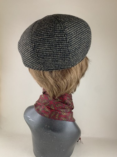 Mens Brown Tweed Flat Cap With Foldable Ear Flaps Size 59cm - Picture 16 of 24