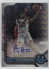 2021 Bowman U Chrome Prospect Silver Wave Refractor /199 Allen Flanigan Auto tm7