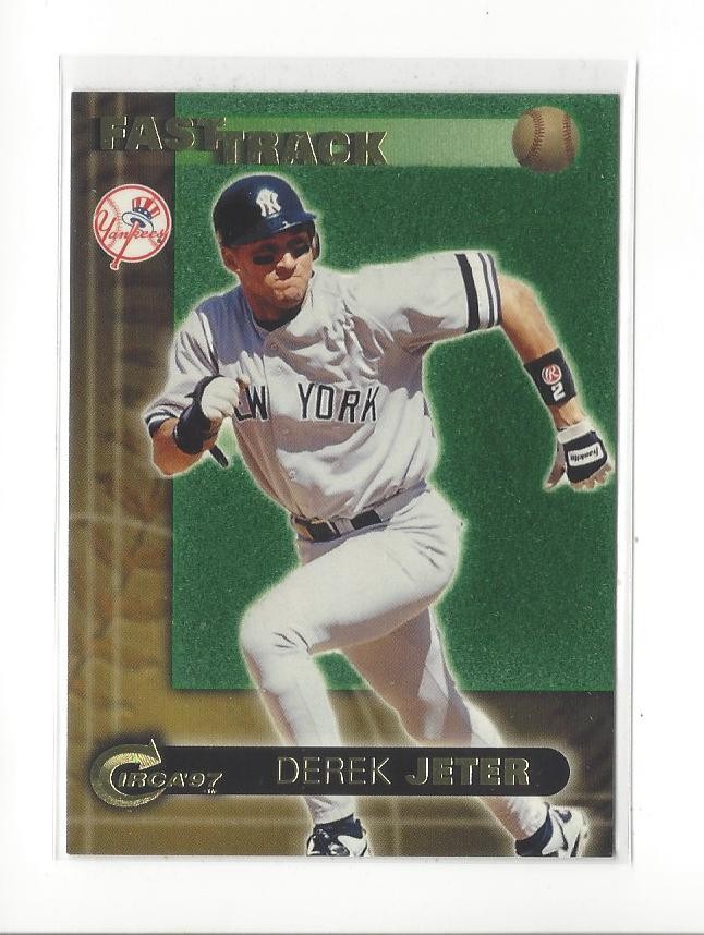 1997 Circa Fast Track #3 Derek Jeter Yankees