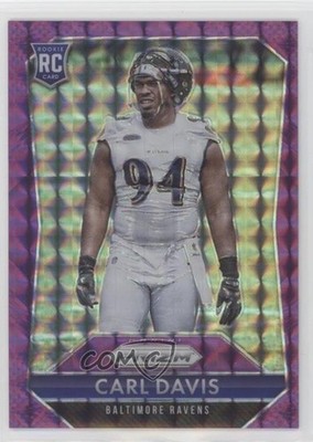 2015 Panini Prizm Rookies Violet Mosaic 14/50 Carl Davis #215 Rookie RC 1g8u