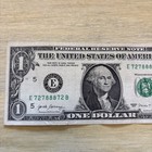 Trinary Fancy Serial Number One Dollar Bill, E 72788872 2017 — photo 3