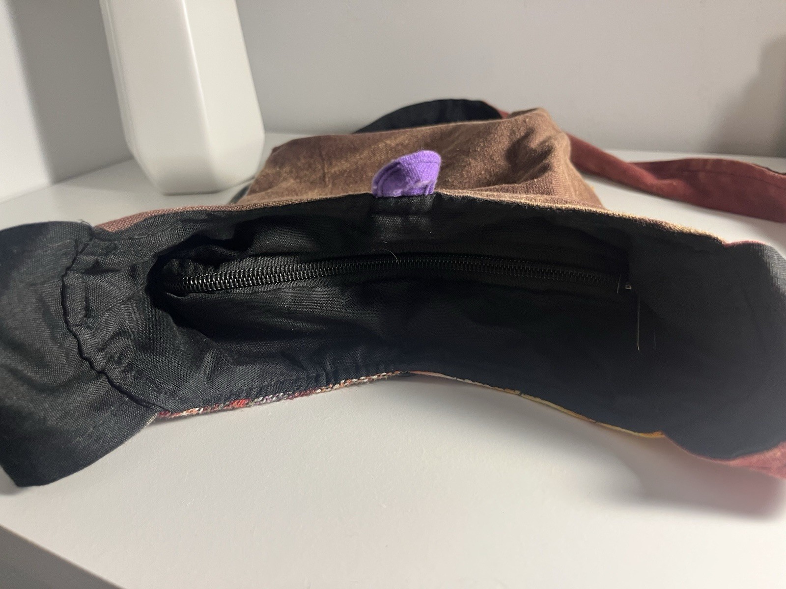 Bohemian Multicolor Patchwork Embroidered Shoulde… - image 6