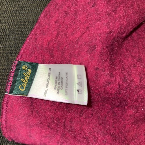 Cabelas Beanie Women's Hot Pink Fleece Lightweight Hat One size - Picture 4 of 5