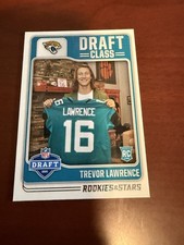 2021 Panini Rookies & Stars Draft Class #DC-1 Trevor Lawrence Rookie Card. rookie card picture