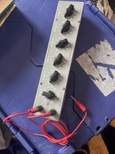 Crónico Resistance Decade Box. Resistance Resolution 10M Ohms