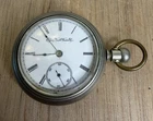 ANTIQUE VINTAGE ELGIN NATL WATCH CO POCKET WATCH FOR PARTS & REPAIR NOT WORKING
