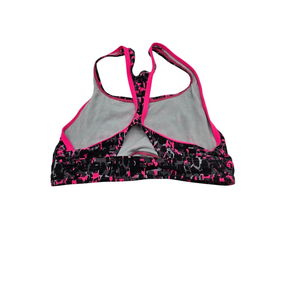 Женский спортивный бюстгальтер Speedo размер 10 Endurance Lite розовый черный спортивная спина - Изображение 3 из 4