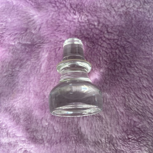 Vtg French Cristal Lead Crystal lidded decanter 10” - Picture 7 of 9