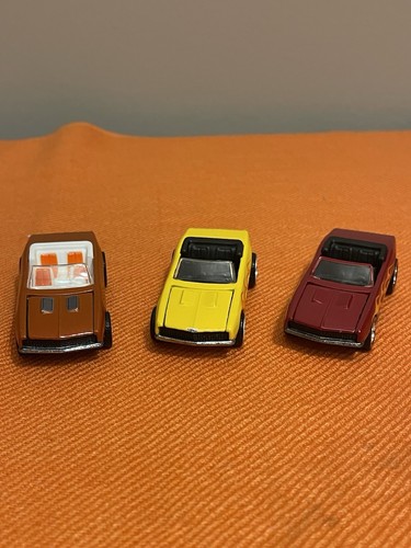 Hot Wheels 1967 Camaro Convertibles (Lot of 3) with Opening Hoods Vintage 1982