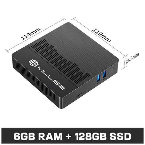 Mini PC M2 Air Intel Gemini Lake N4000 Intel J3710 Windows 11 6GB RAM 128G ROM - Imagen 25 de 26