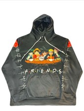 Anime Hoodie Naruto Luffy Goku Friends Akatsuki Graphic Pullover Sweatshirt S