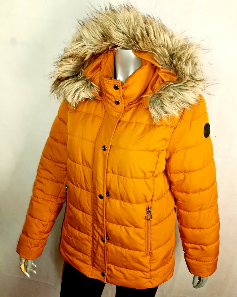 ONLY SCHÖNE DAMEN KAPUZEN STEPPJACKE CASUAL CHIC JACKE DESIGNER FELL SEXY L 42