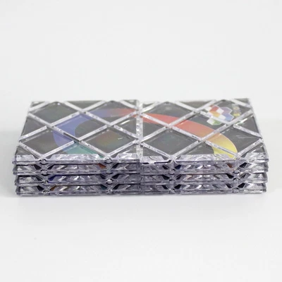 Puzzle Magic Cube Würfel schwarze Ringe zerklüftet Design