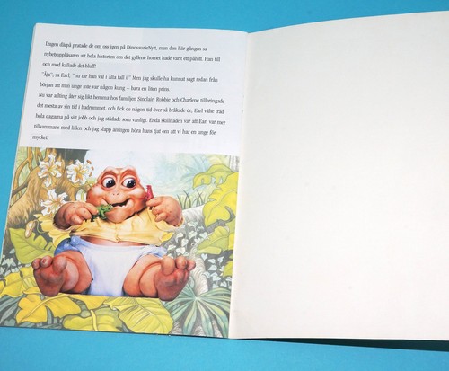 DINOSAURS GOLDEN CHILD STORY BOOK SWEDISH GULDKLIMPEN 1992 RICHTERS JIM HENSO... - Picture 7 of 8