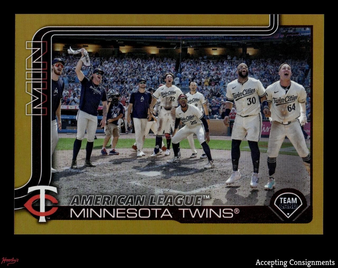 2025 Topps Gold Holo Foil #688 Minnesota Twins 47/50 Byron Buxton