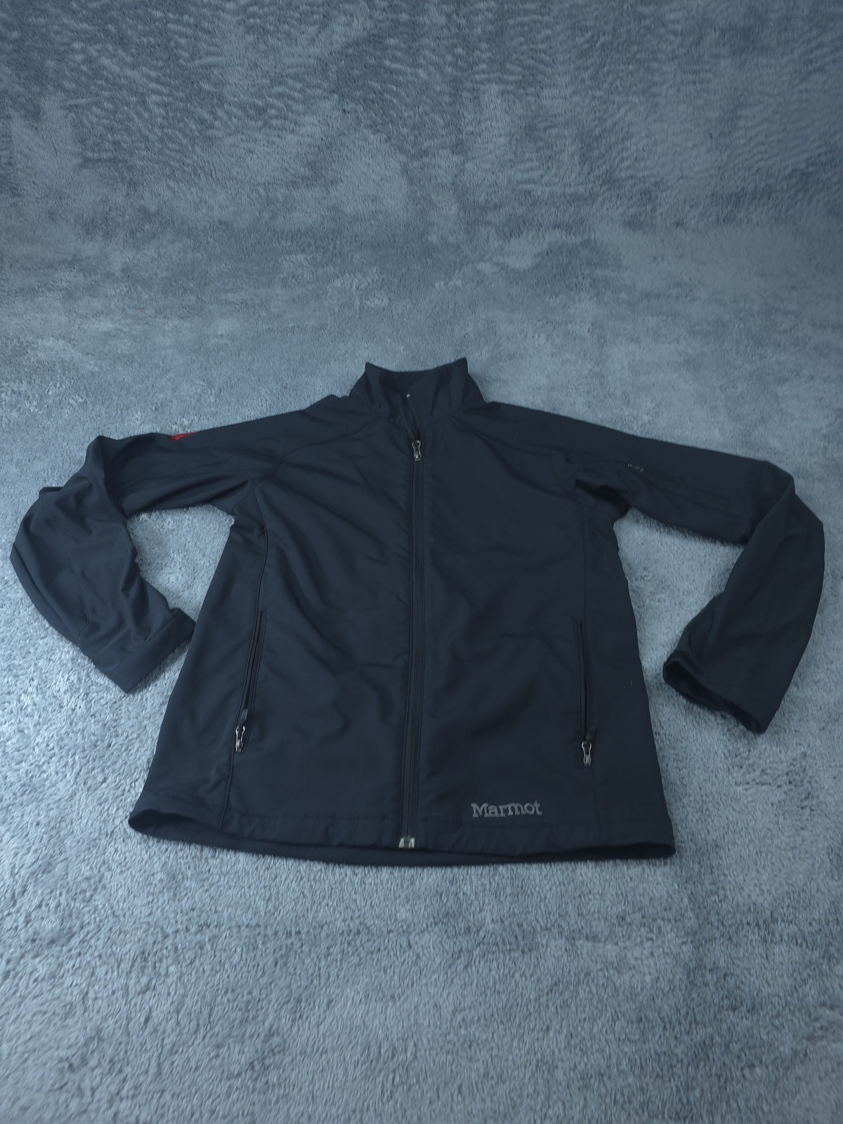 Marmot Jacket Mens Small Softshell Full Zip Lightweight Fleece Lined Outdoors