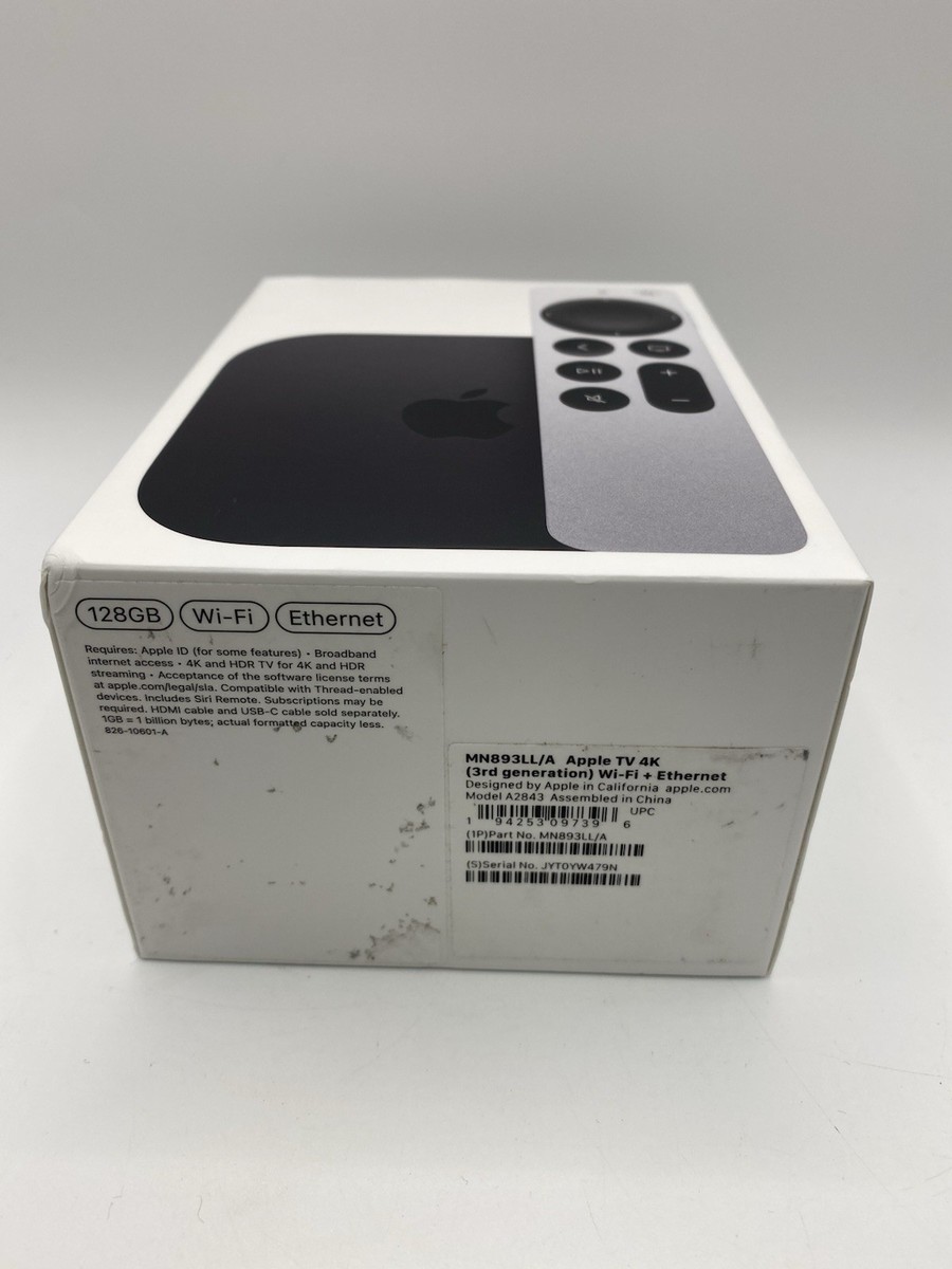 AppleTV4K第3世代128GB Wi-Fi+Ethernet Apple TV 4K 128GB (Wi-Fi + Ethernet) 3rd generation (latest