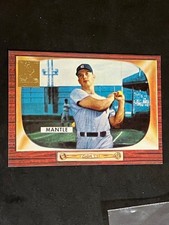 1996 Topps INSERT COMMEMORATIVE Mickey Mantle #5- 1955 BOWMAN 