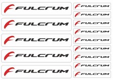 Adesivi Telaio Vinile Bicicletta - Compatibile con Bici FULCRUM - Nero - 14 pz