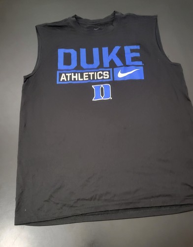 Nike Dri-Fit NCAA Duke Blue Devils Sleeveless Performance T-shirt Large