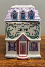 New LENOX VILLAGE SPICE JARS Chives House  - Single Replacements - 2024 2nd Ed