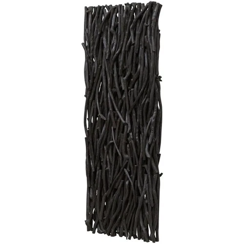 Uttermost 04331 Gathered Teak Black Wood Wall Decor - Picture 5 of 7