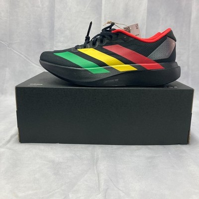 adidas x Bob Marley Adizero Evo SL Woven Jamaica Sneakers Black Red Size 11