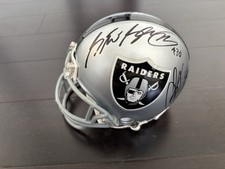 Oakland Raiders Team Signed Autographed Mini Helmet Super Bowl Champs