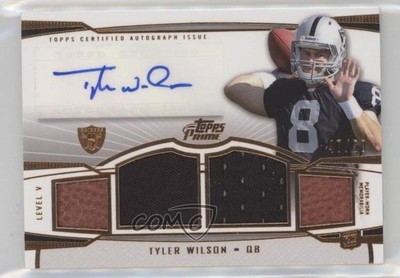 2013 Topps Prime Level V Relics Copper 47/50 Tyler Wilson Rookie Auto RC 0a3