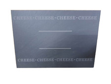 Image of Retro Cheese Slate Board Food Serving Presentation Grey Stone 30x21cm 9754