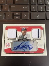 2013 Topps Museum Collection Signature Swatches Dual Relics /99 Ivan Nova Auto