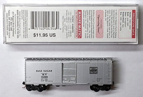 MTL Micro-Trains 20076 Western Pacific WP 15299 40 pies vagón de carga de una sola puerta | Zustand: New