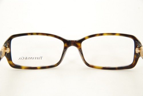 Authentic Tiffany & Co. TF 2023 8015 53mm Dark Havana Gold Frames Glasses Italy - Picture 3 of 12