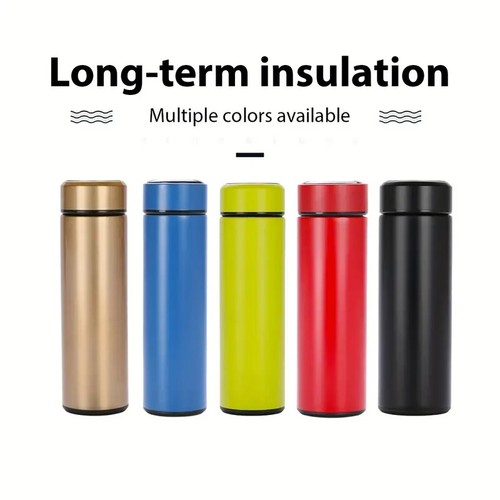 Thermo Trinkflasche 500 ml Isolierflasche Heiß und Kalt mit Teesieb Winter - Bild 19 von 33