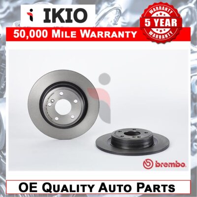 Fits Mercedes GLA 2013-2019 B-Class 2011-2018 CLA 2013-2019 2x Discs Rear Ikio